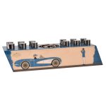 "CASA CUBANA - HEAD TO HEAD ASHTRAY BLUE - Görsel 4