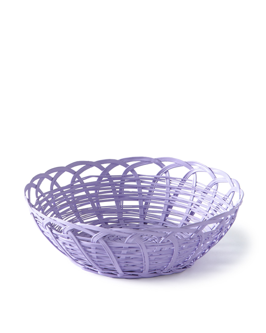 BAKKIE BASKET ROUND - LILAC 300-300-150-1 BAKKIE BASKET ROUND - LILAC - Görsel 1