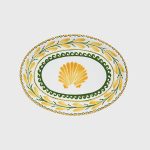 GROTTO SAFFRON OVAL PLATE