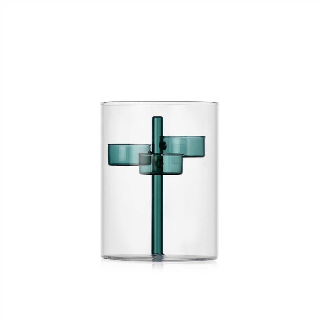 IRIS - TEALIGHT 3 CAND. PETROL 09313092 IRIS - TEALIGHT 3 CAND. PETROL - Görsel 1