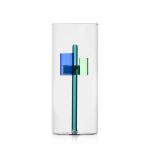 IRIS - VASE 3 BLUE