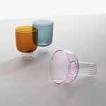 LIBERTA - SMOKE WATER STEMMED GLASS - Görsel 2
