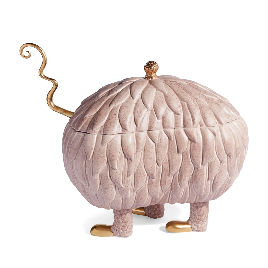 LUKAS SOUP MONSTER TUREEN - PINK HB907 LUKAS SOUP MONSTER TUREEN - PINK - Görsel 1