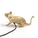 MOUSE LAMP LOP GOLD - Görsel 7