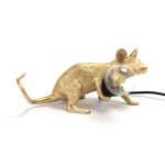 MOUSE LAMP LOP GOLD - Görsel 5