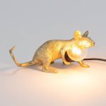 MOUSE LAMP LOP GOLD - Görsel 4