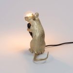 MOUSE LAMP MAC GOLD - Görsel 4