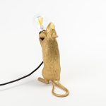 MOUSE LAMP STEP GOLD - Görsel 4