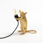 MOUSE LAMP STEP GOLD - Görsel 6