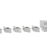 NAME CARD HOLDER MOUSE/CHEESE SET OF 6 INCL. NAME CARDS