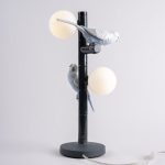 PARROT TABLE LAMP BLACK - Görsel 4