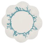 PLATE: SAINT JACQUES CERAMIC HANDPAINTED JACB - ⌀ 25 CM