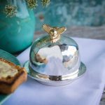 QUEEN BEE SMALL DOMED BUTTER DISH - Görsel 2