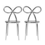 RIBBON CHAIR METAL FINISH - SILVER