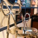 RIBBON CHAIR METAL FINISH - SILVER - Görsel 2