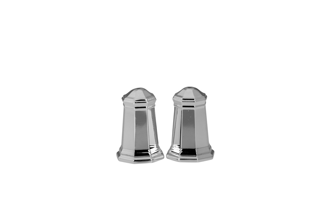 SALT AND PEPPER SHAKER OCTAGONAL 1966-ver SALT AND PEPPER SHAKER OCTAGONAL - Görsel 1