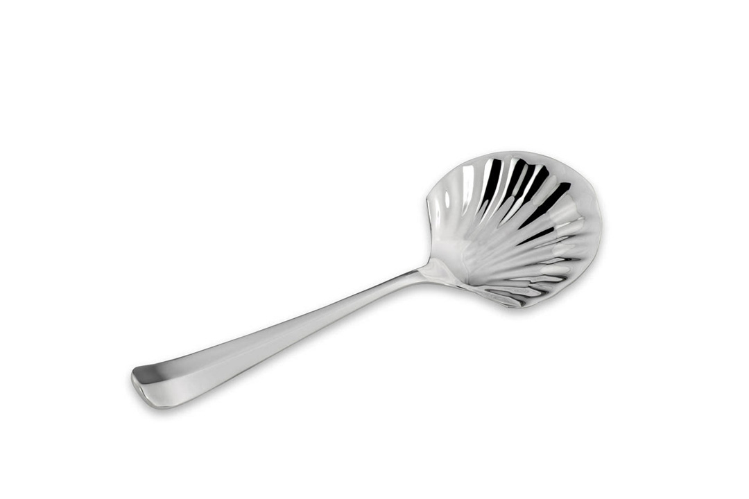 SERVING SPOON SHELL 25,0 CM 1950-ver SERVING SPOON SHELL 25,0 CM - Görsel 1