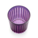 SET OF 4 DOUBLE OLD FASHIONED GLASSES - PURPLE - Görsel 3