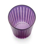 SET OF 4 HIGHBALL GLASSES - PURPLE - Görsel 3