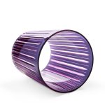 SET OF 4 HIGHBALL GLASSES - PURPLE - Görsel 4