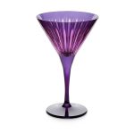 SET OF 4 MARTINI GLASSES - PURPLE - Görsel 2