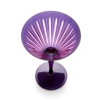 SET OF 4 MARTINI GLASSES - PURPLE - Görsel 3