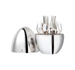 SET OF APERITIF FLATWARE MOOD PARTY SILVER PLATED - Görsel 3