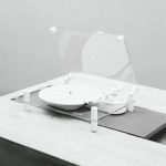 TRANSPARENT TURNTABLE - WHITE - Görsel 5