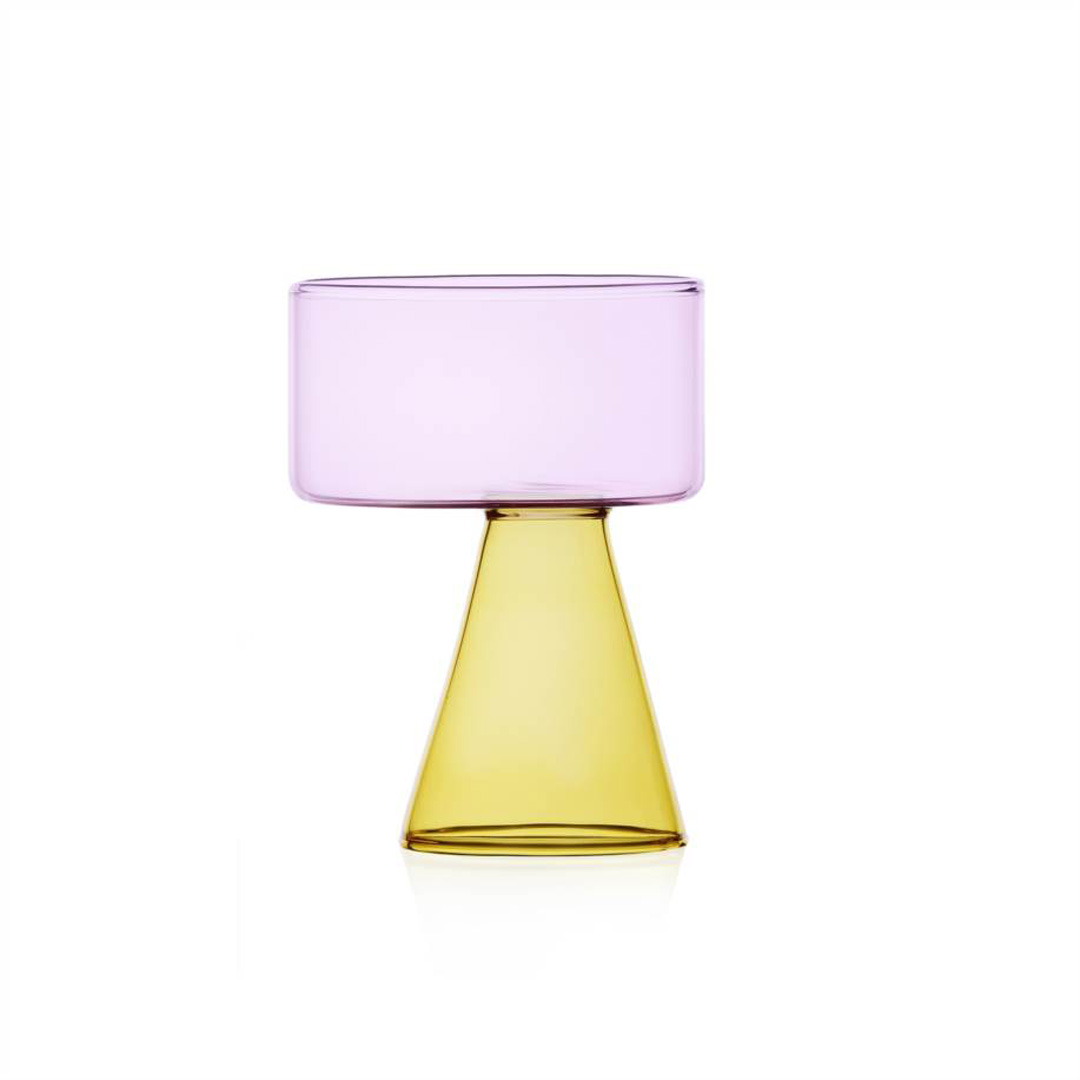 TRAVASI - GLASS YELLOW-PINK 09312183 TRAVASI - GLASS YELLOW-PINK - Görsel 1