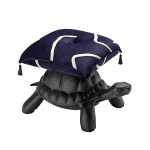 TURTLE CARRY POUF - BLACK