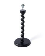 TWISTER LAMP BASE - BLACK