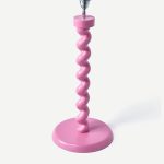 TWISTER LAMP BASE - LIGHT PINK