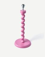 TWISTER LAMP BASE - LIGHT PINK