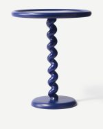 TWISTER SIDE TABLE - DARK BLUE