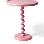 TWISTER SIDE TABLE - LIGHT PINK