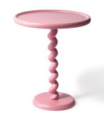 TWISTER SIDE TABLE - LIGHT PINK