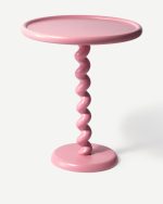 TWISTER SIDE TABLE - LIGHT PINK - Görsel 4