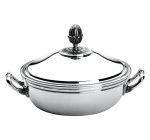 VEGETABLE DISH WITH LID MALMAISON SILVER PLATED - Görsel 2