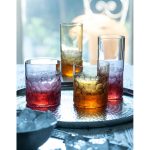 WHISKY SET PEBBLES TUMBLER, 370 ML - CLEAR - Görsel 3