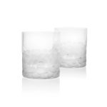 WHISKY SET PEBBLES TUMBLER, 370 ML - CLEAR - Görsel 2