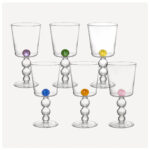 6 GLASSES 4 BOULES