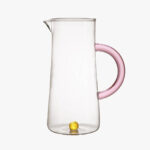 CARAFE PINK AND YELLOW - SMALL