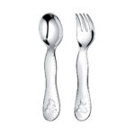 FLATWARE SET FOR BABY (2 PIECES) CHARLIE BEAR SILVER PLATED