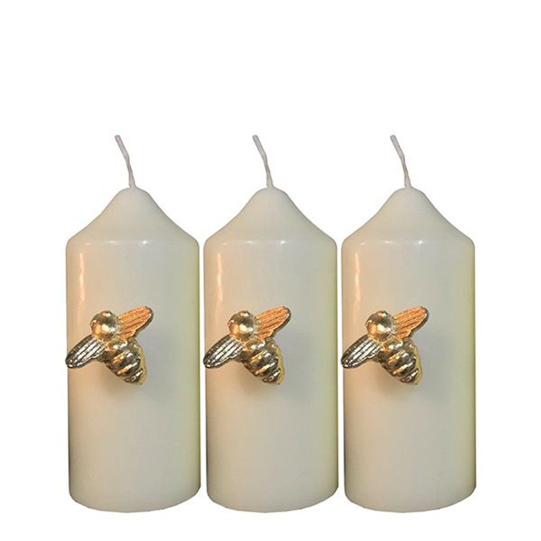 SET-OF-THREE-BEE-CANDLE-PINS-BEE-CP-3-GLD-2.jpg SET OF THREE BEE CANDLE PINS - Görsel 1