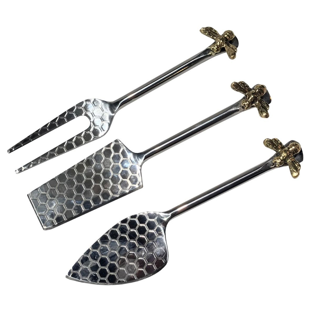 SET-OF-THREE-BEEHIVE-CHEESE-KNIVES-BEE-MIX-3PC-2.jpg SET OF THREE BEEHIVE CHEESE KNIVES - Görsel 1
