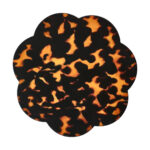 TABLE SET IN FAUX TORTOISESHELL - SET OF 4