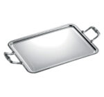 TRAY WITH HANDLES 49X39 CM MALMAISON SILVER PLATED