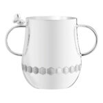 TWO HANDLE BABY CUP BEEBEE SILVER PLATED