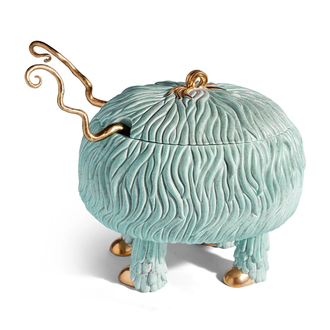 FOX-SALAD-MONSTER-SERVING-BOWL-BLUE-GREEN-HB905.jpg FOX SALAD MONSTER SERVING BOWL - BLUE + GREEN