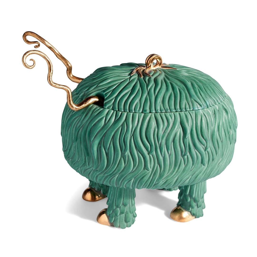 FOX-SALAD-MONSTER-SERVING-BOWL-GREEN-HB904.jpg FOX SALAD MONSTER SERVING BOWL - GREEN